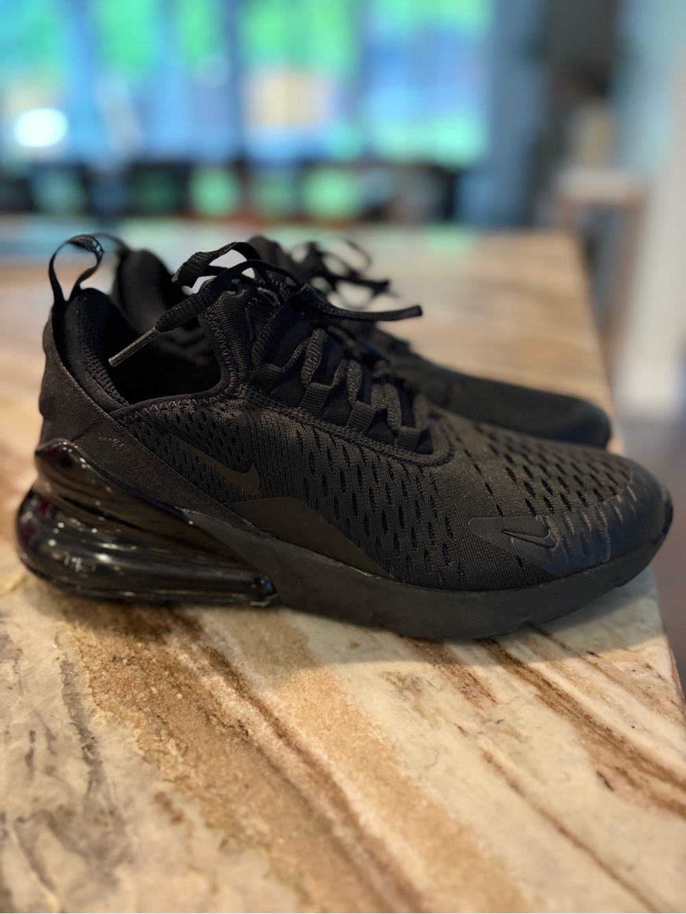 Nike Air Max 270 All-Black Running Shoes - BRAND NEW
